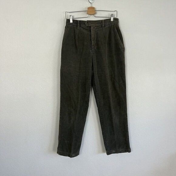 Northern Refections Straight Leg Womens Grey Corduroy Trouser Pants Size Medium - Picture 1 of 11